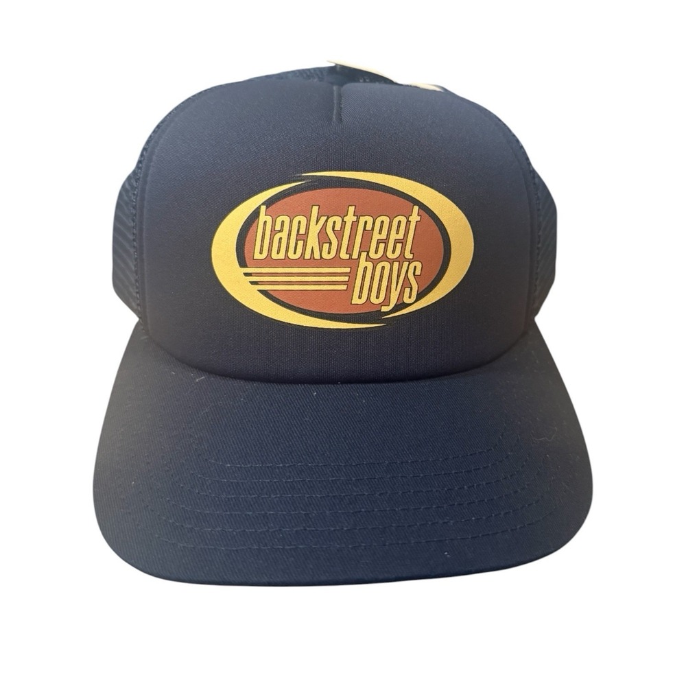 Backstreet Boys Trucker Hat Black Mesh Snapback
